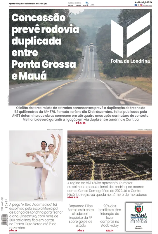 Imagem ilustrativa da imagem Capa 28/11/2024