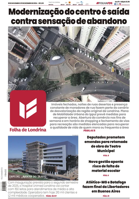 Imagem ilustrativa da imagem Capa 30/11/2024