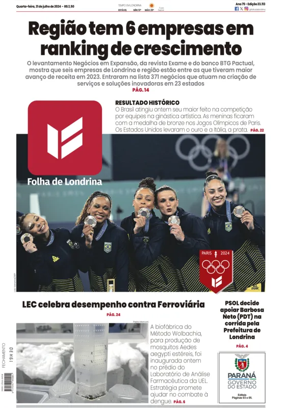 Imagem ilustrativa da imagem Capa 31/07/2024