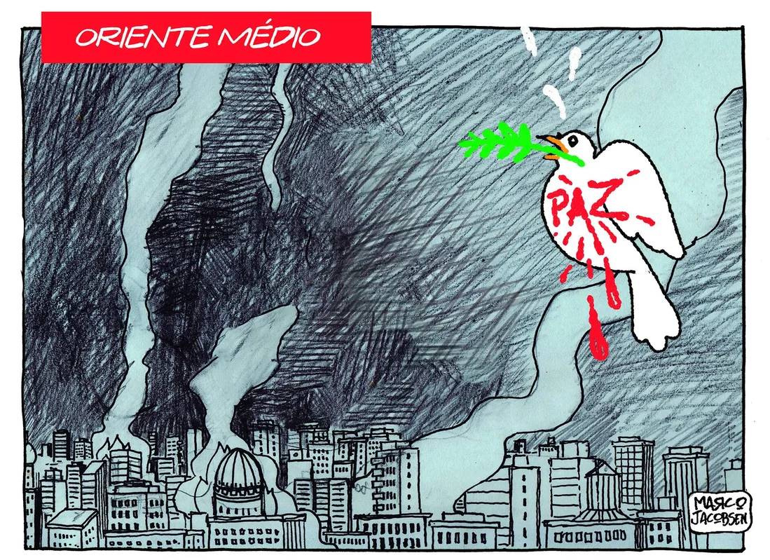Imagem ilustrativa da imagem Charge 04/10/2024 - Marco Jacobsen
