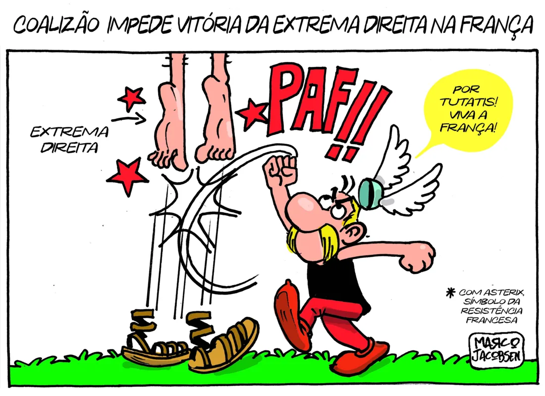 Imagem ilustrativa da imagem Charge 08/07/2024