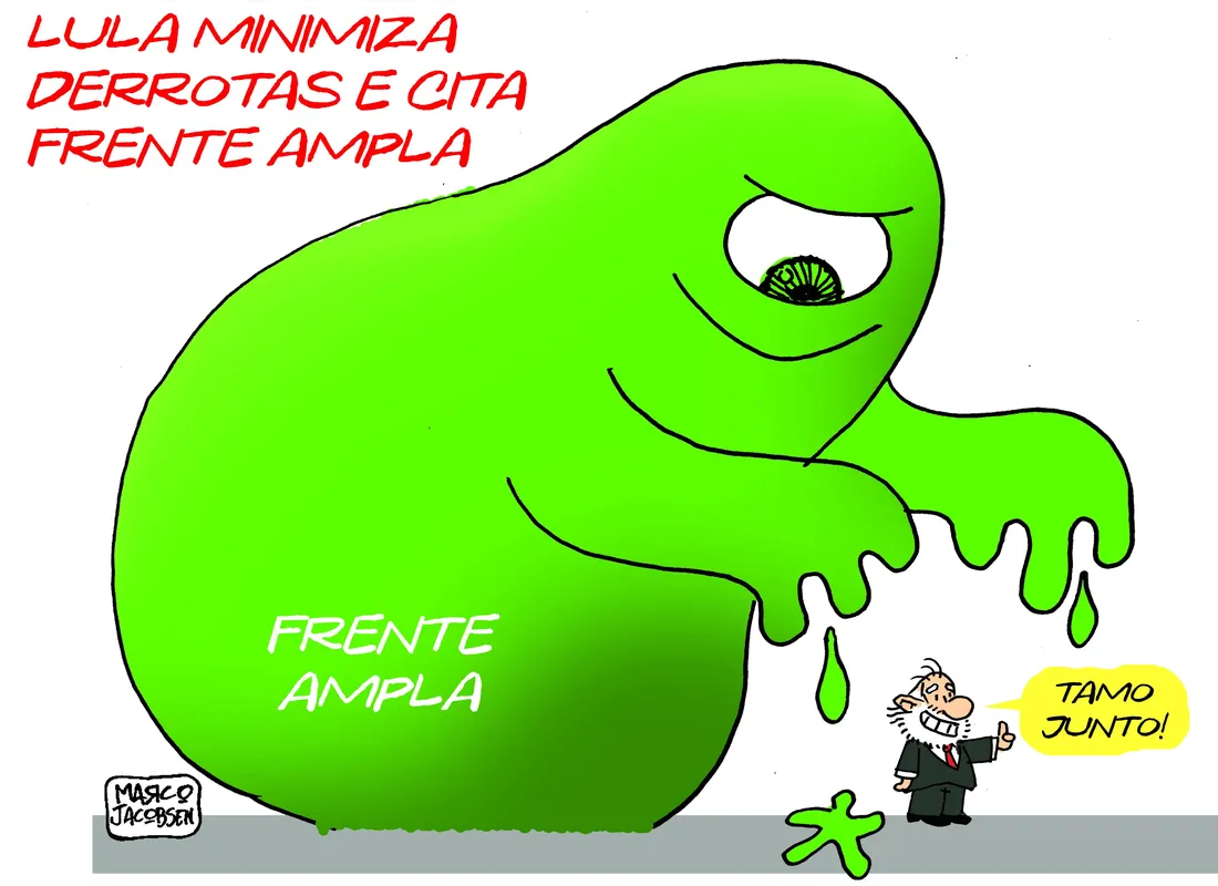 Imagem ilustrativa da imagem Charge 08/10/2024 - Marco Jacobsen