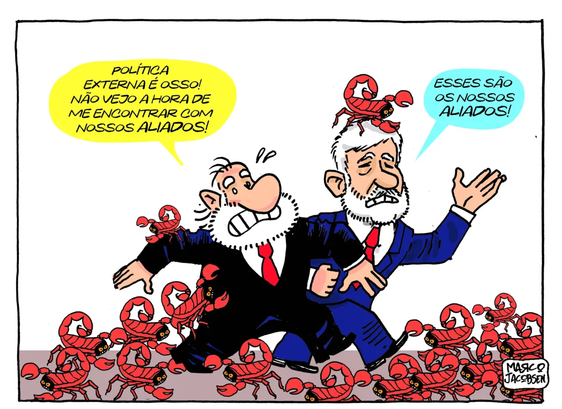 Imagem ilustrativa da imagem Charge 09/08/2024