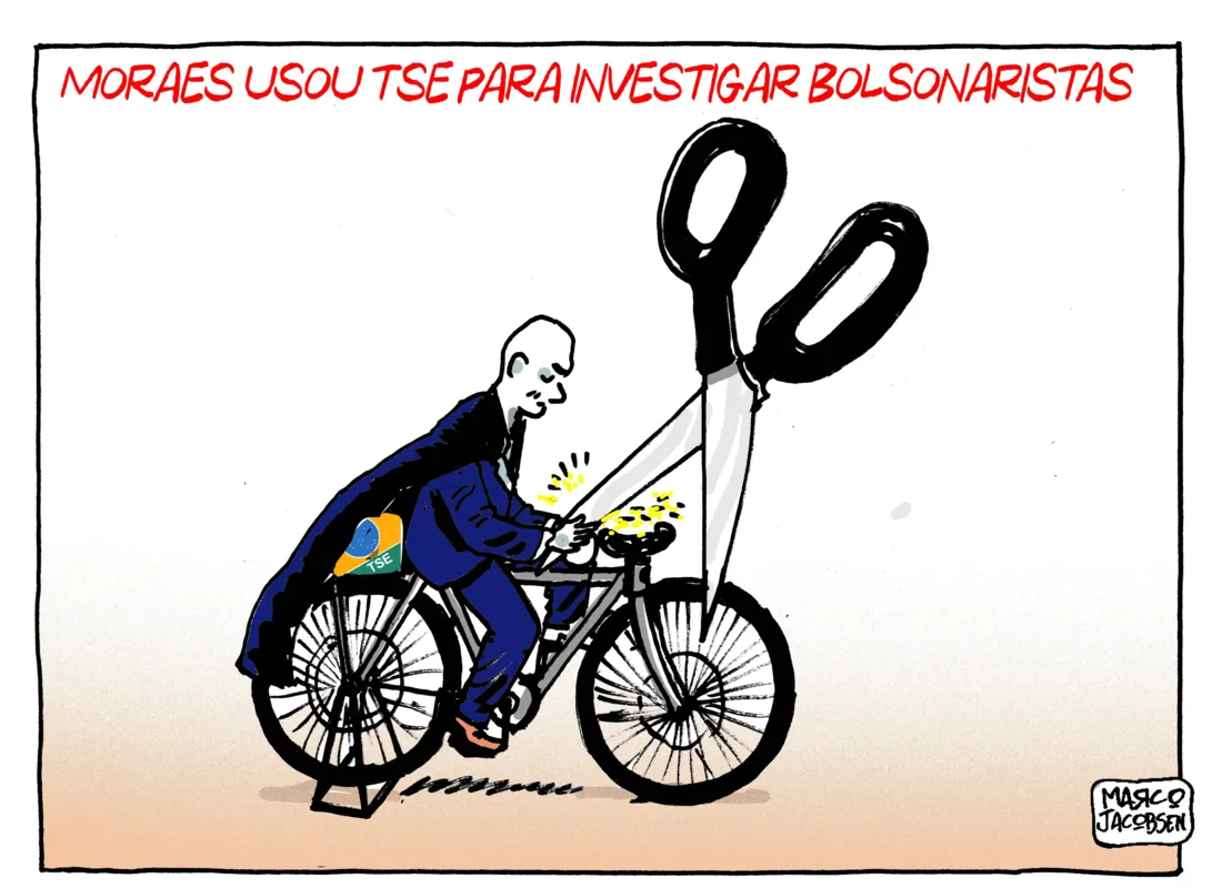 Imagem ilustrativa da imagem Charge 14/08/2024