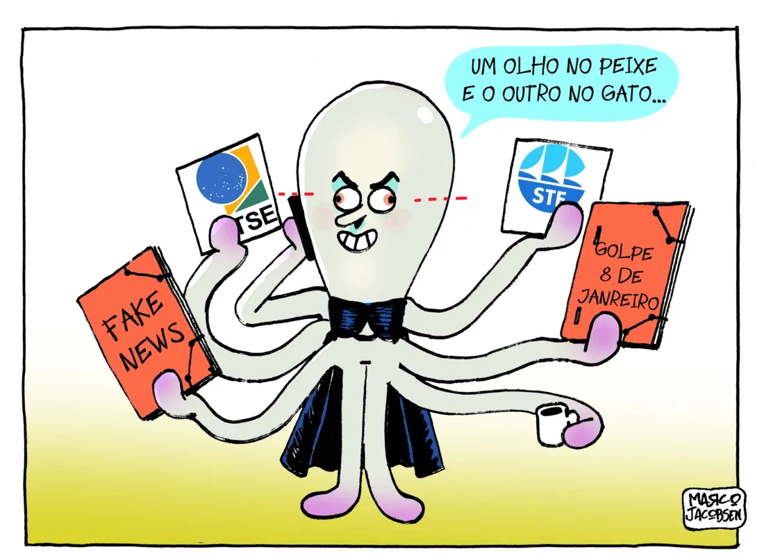 Imagem ilustrativa da imagem Charge 15/08/2024
