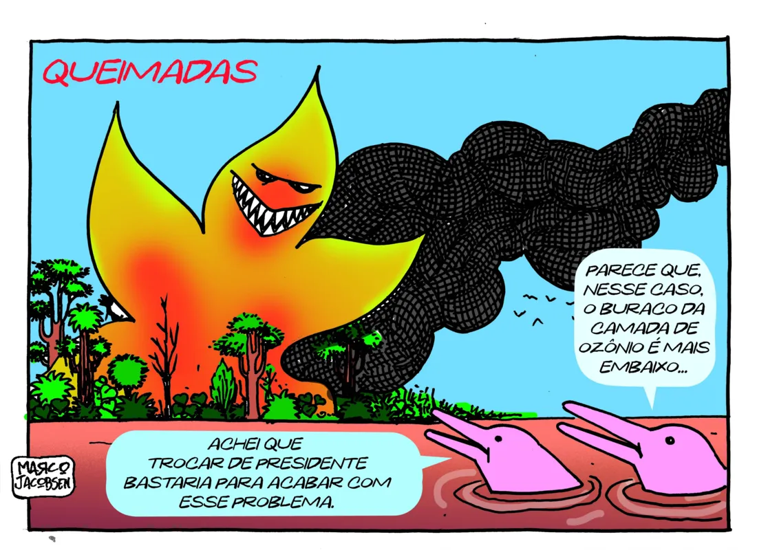 Imagem ilustrativa da imagem Charge 20/08/2024