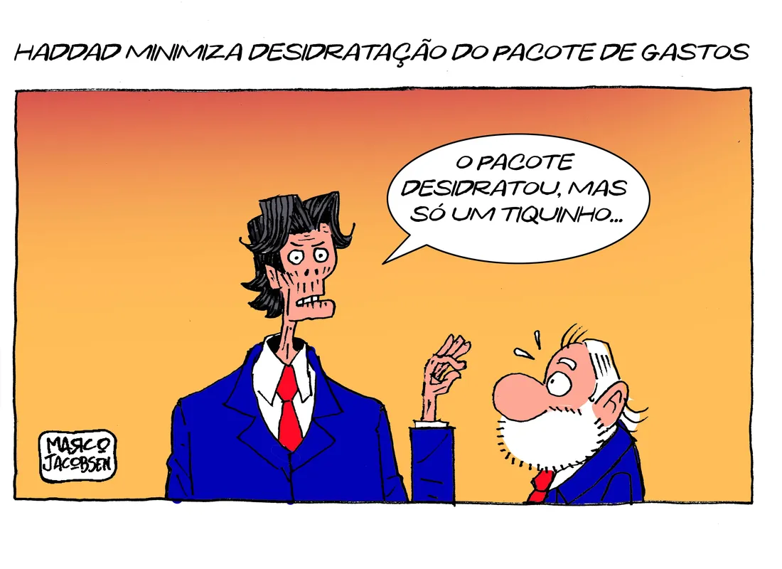 Imagem ilustrativa da imagem Charge 21/12/2024