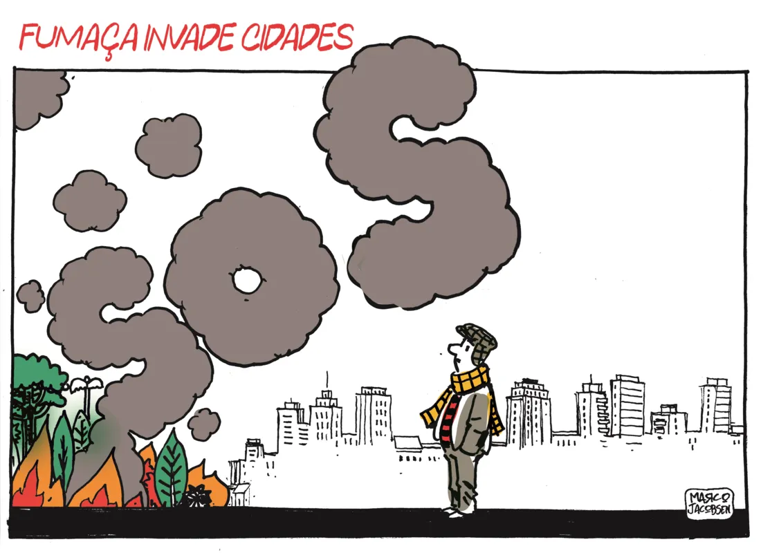 Imagem ilustrativa da imagem Charge 26/08/2024