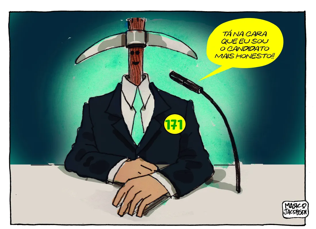 Imagem ilustrativa da imagem Charge 26/09/2024 - Marco Jacobsen
