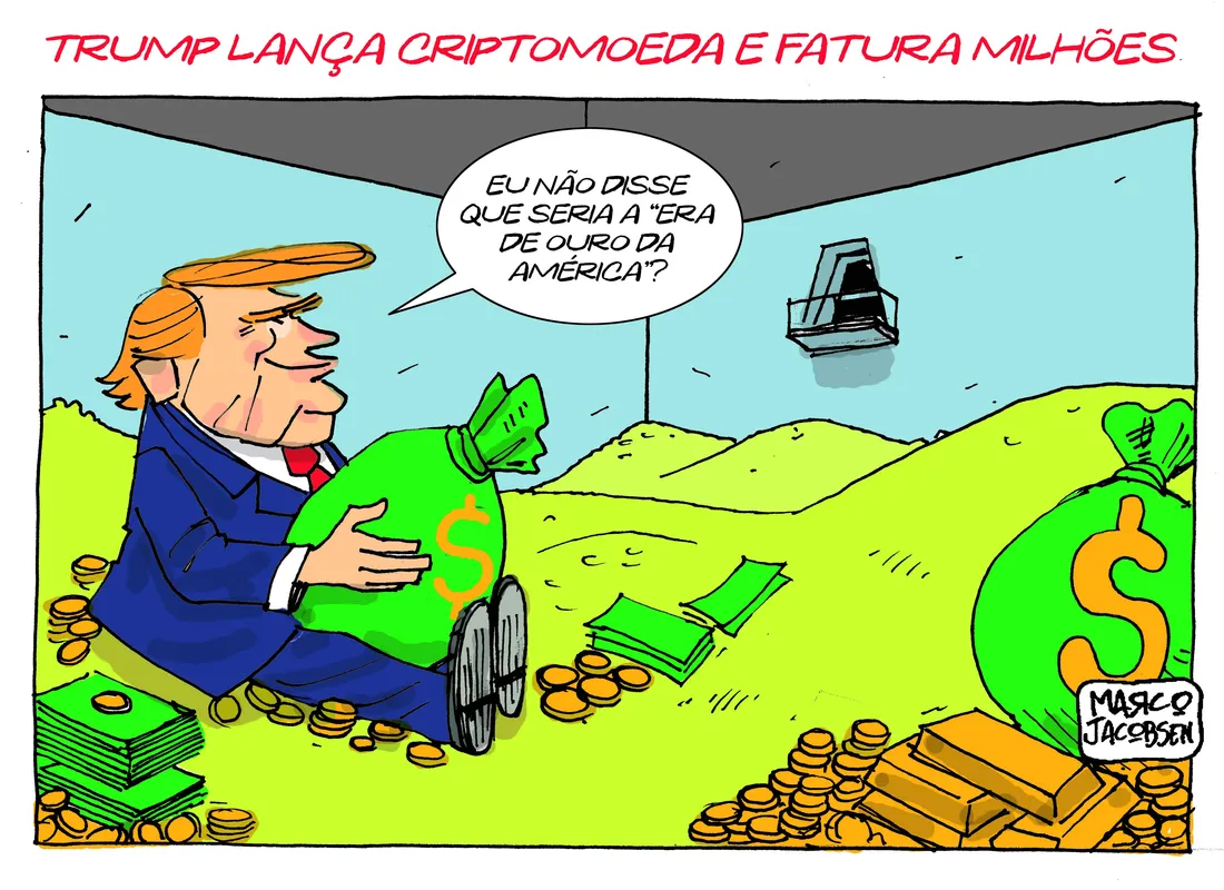 Imagem ilustrativa da imagem Charge do dia 21/01/2025