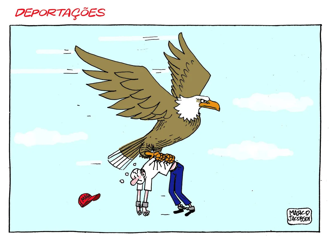 Imagem ilustrativa da imagem Charge do dia 27/01/2025