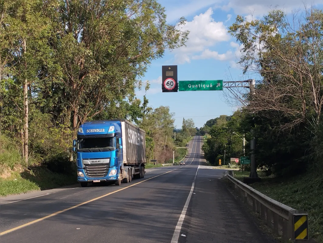 Trevo de acesso a Quatiguá