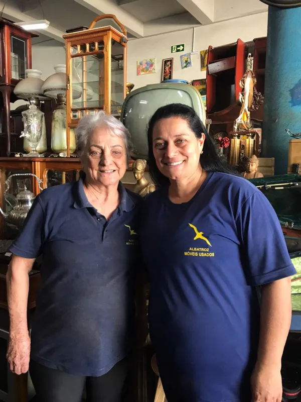 Clelia Jesus Zanoni Ramos e Gislaine Gabriela Zanoni Moreira