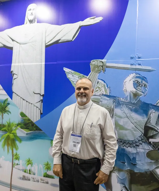 Para o Padre Rosinei Toniette, reitor do Santuário São Miguel Arcanjo, de Bandeirantes, o momento de geminação com o Santuário Cristo Redentor é de fé e fraternidade