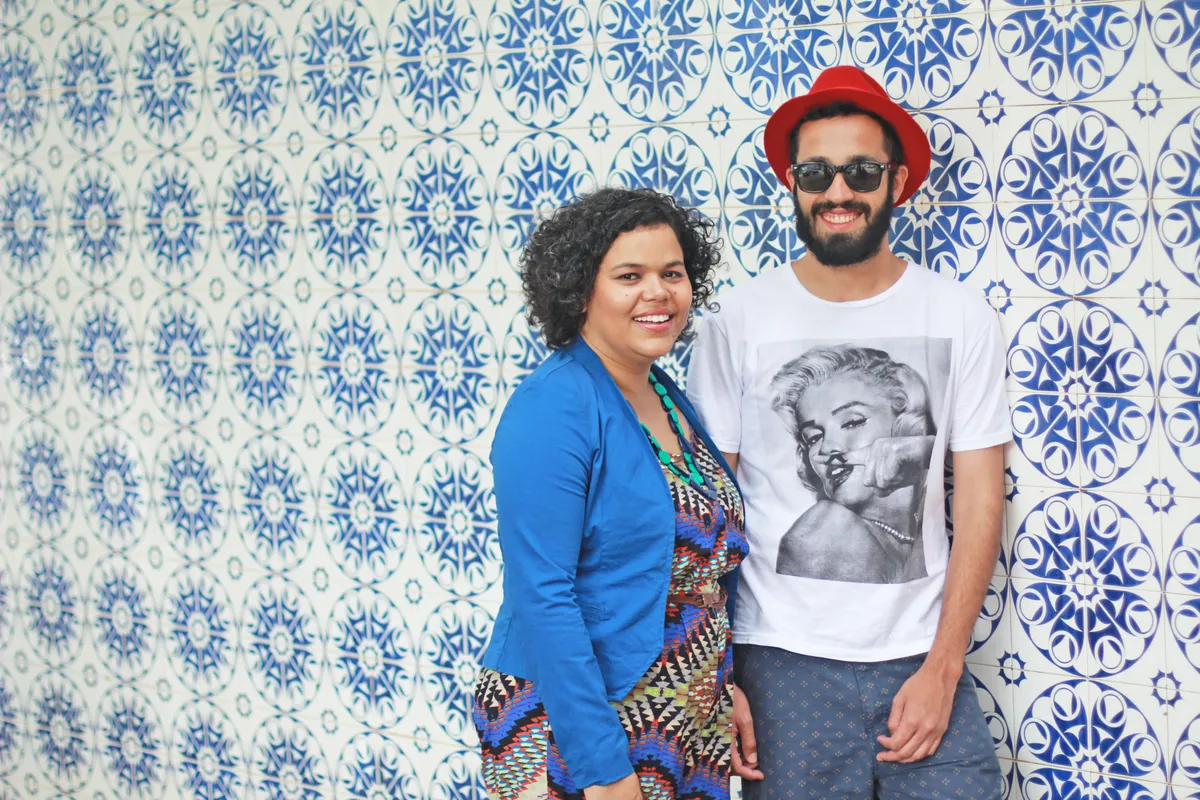 Carol Santos e Edson Godinho, produtores do Festival CineUrge que teve um recorde de inscrições  nesta edição: 855 curtas-metragens