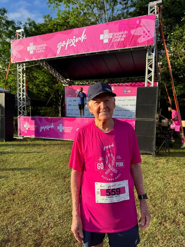 A corrida contou com a presença do presidente do HCL, Francisco Ontivero