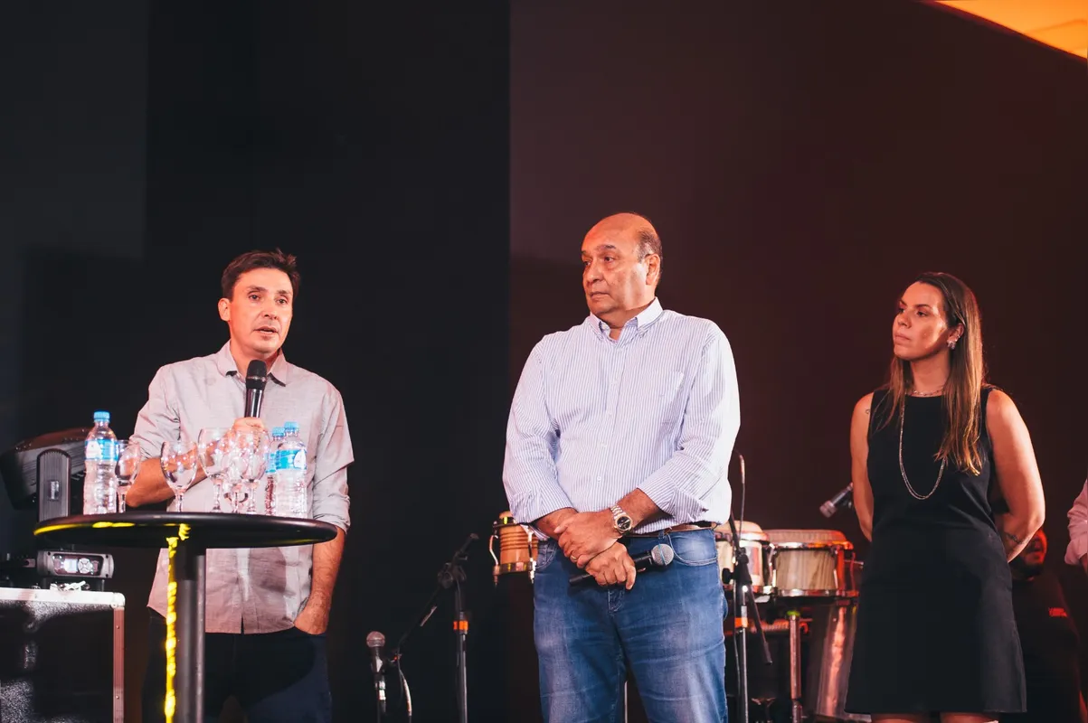 André Martinez, diretor da Diverti; Marcelo Janene El-Kadre, presidente da SRP; Susan Naime, superintendente da SRP