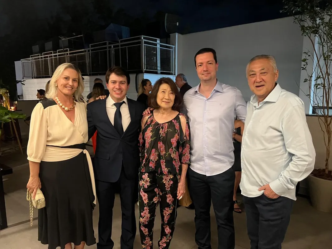 Sueli Rizzi, Dr. José Junqueira, Dra. Kessae Miguita, Dr. Bruno di Rico e Dr. Luiz Carlos Miguita