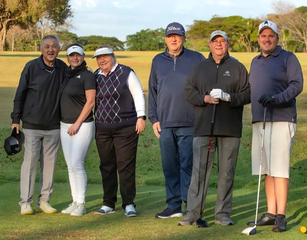 Luiz Carlos Miguita, Vanessa Fuganti, Jovana Fuganti, Alexandre Aching, Clóvis Bohrer e Fábio Marin