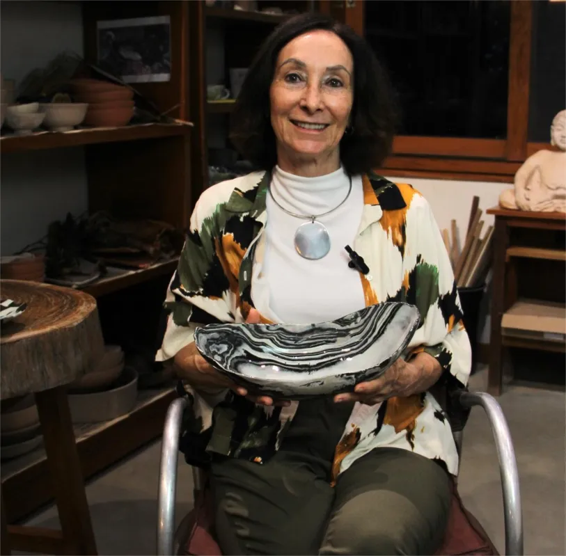 Margarida Zirknitzer criou o Ateliê Conquista em 2019, em Rolândia