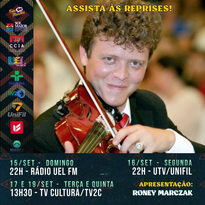Imagem ilustrativa da imagem Fala Maestro com  Roney Marczak Filho 161#