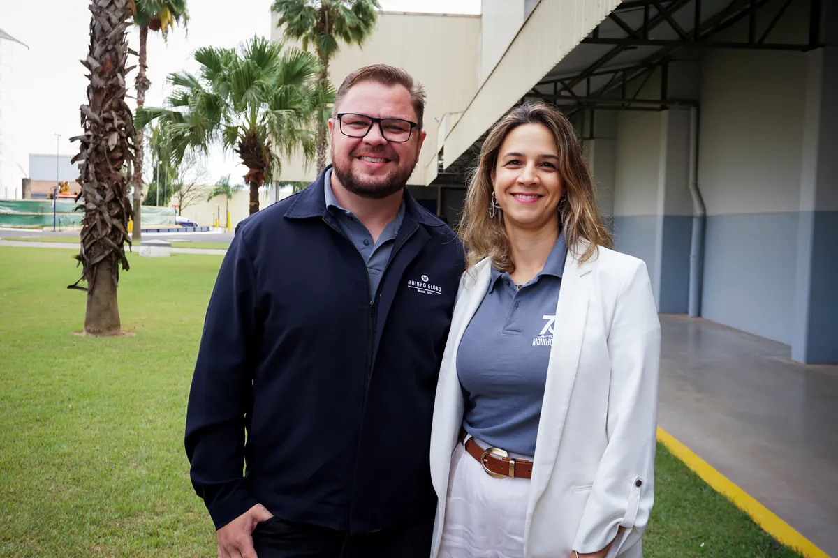 O casal Giancarlo Venturelli Filho e Ana Carolina