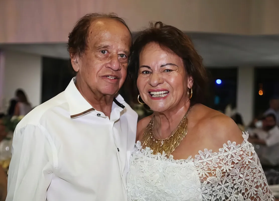 O animado casal Roberto e Neiva Ortolani