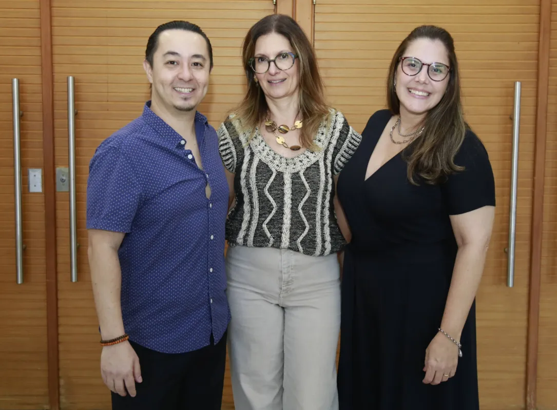 Márcio Koga, Andréa Galli e Valéria Furlan