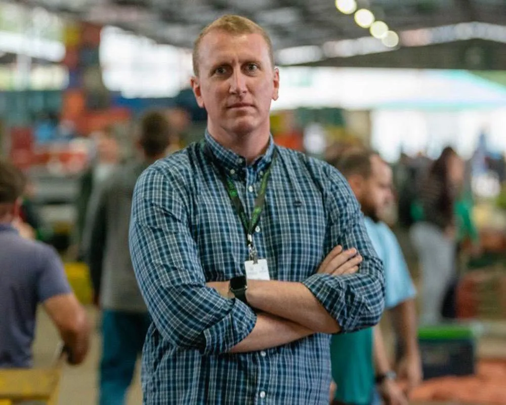 Éder Bublitz, diretor da Ceasa Paraná, destaca grande movimentação de clientes por conta das festas de fim de ano