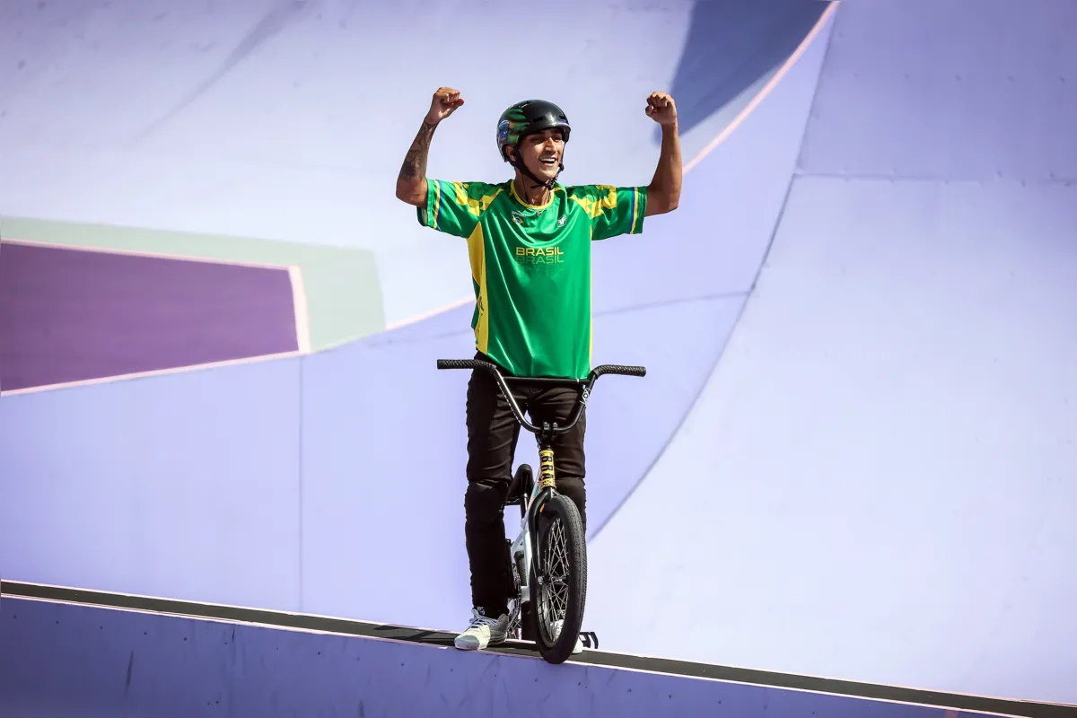 Gustavo Batista de Oliveira, o Bala Loka durante a disputa da fase classificatória