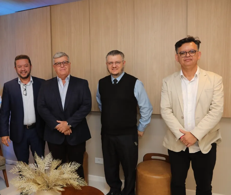 Lincoln Vieira Magalhães, Dagoberto Barros Sachetim, Rafael Surjus Zemuner e Marcelo Leal
