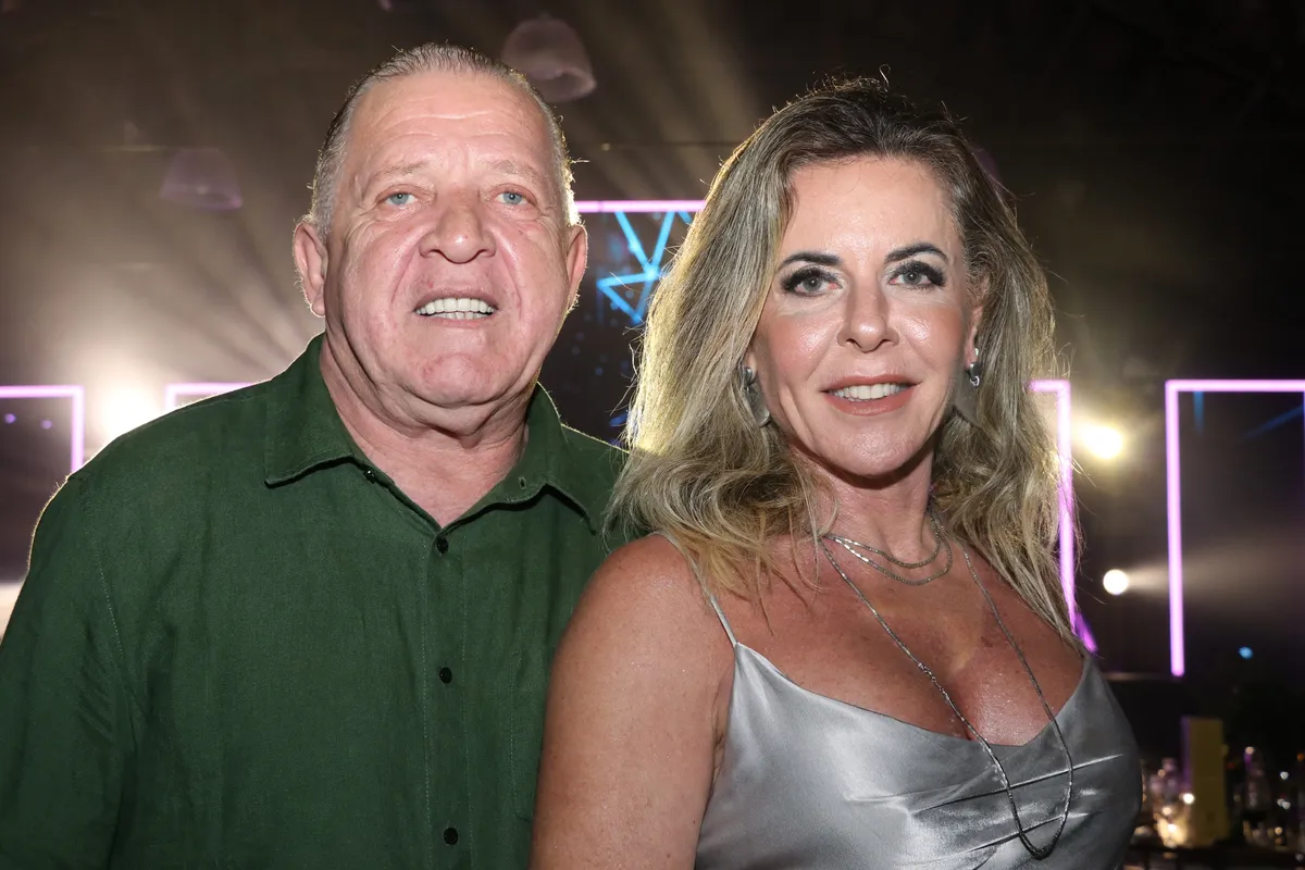 O estimado empresário Oswaldo Calixto( Londripeixe) com Giane El Haouli