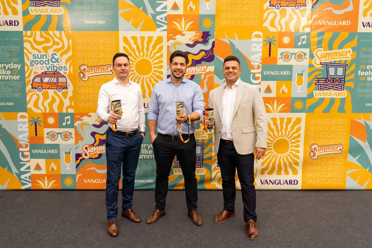 Tiago Herber, Vinicius Medeiros e Gustavo Diehl