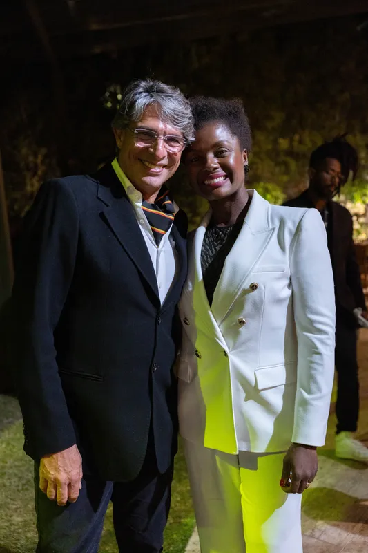 Chef Olivier Anquier e a esposa, Adriana Alves