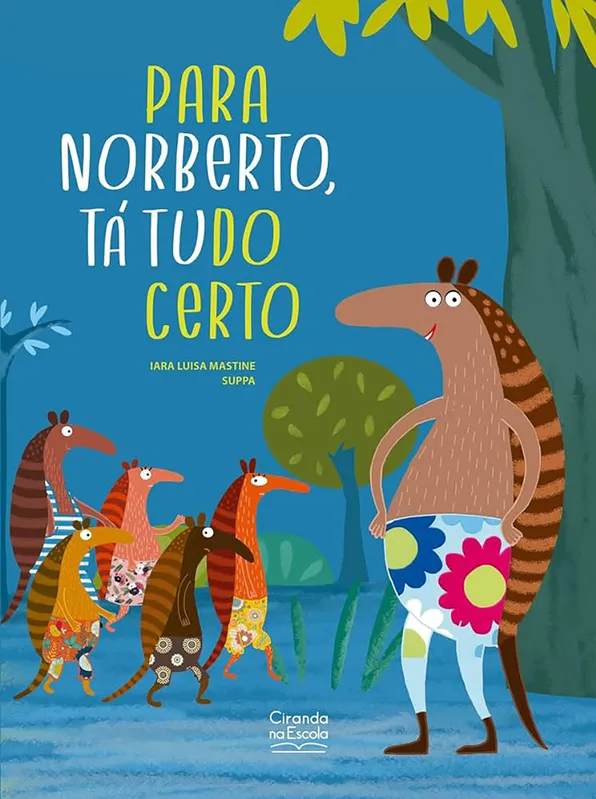 Imagem ilustrativa da imagem Livro infantil traz o aprendizado do tatu Norberto