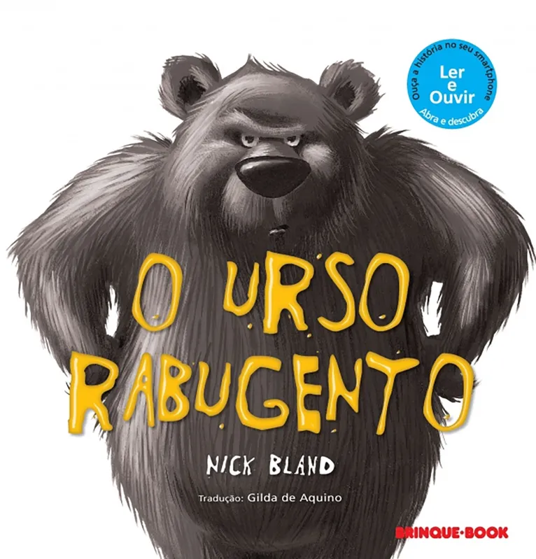 Imagem ilustrativa da imagem Livro traz um urso zangado com os intrusos da caverna