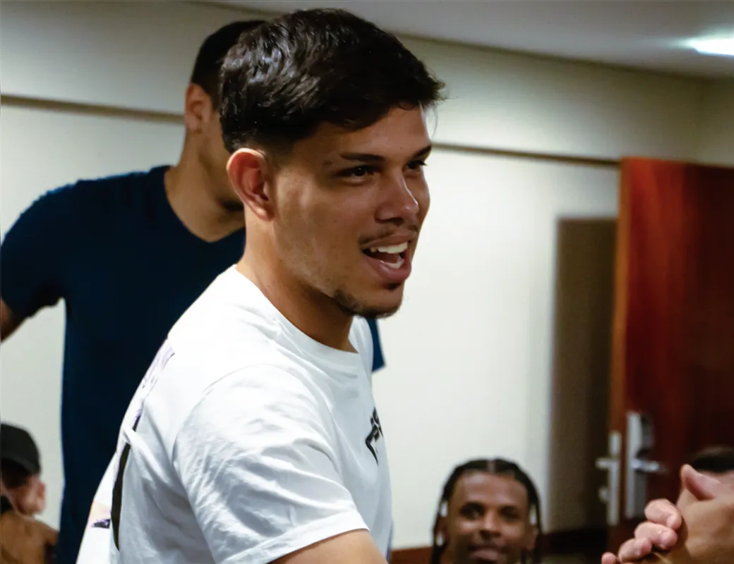 Atacante Pablo foi um dos jogadores que se reapresentaram nesta quarta-feira
