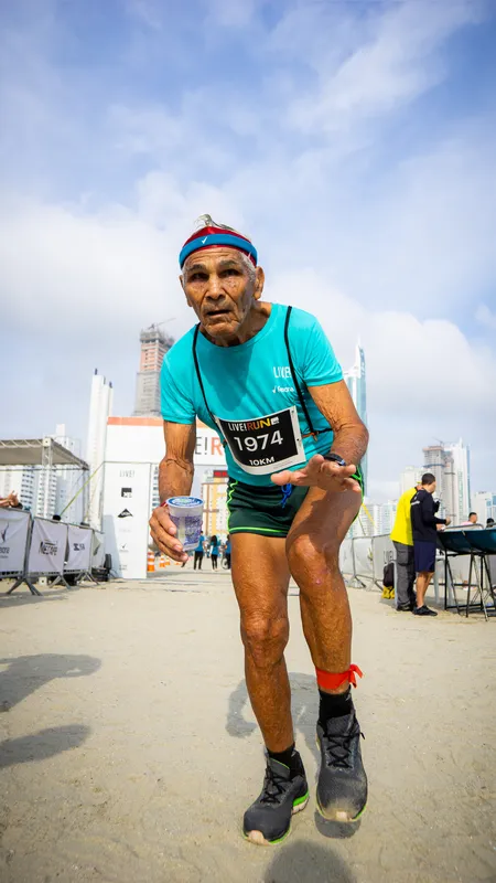 Francisco Lima, o mais velho maratonista do Brasil