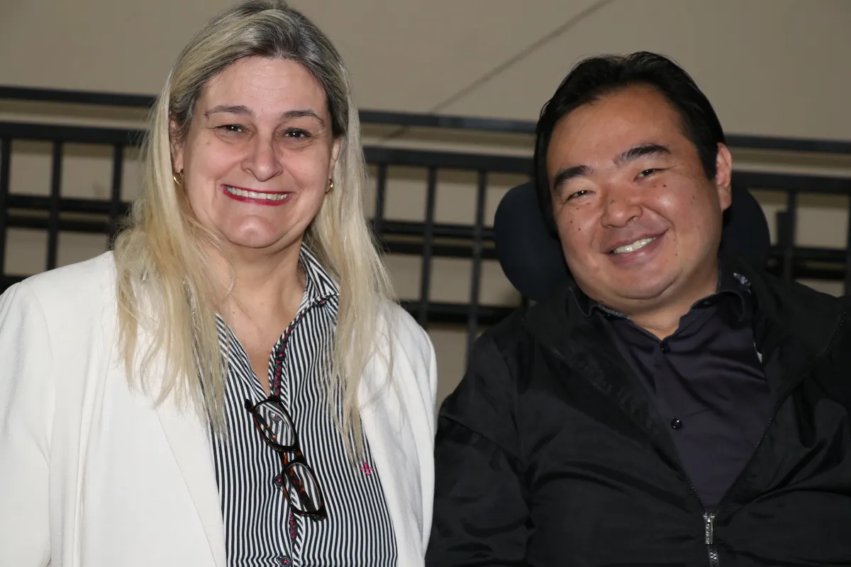 Adriana Lopes e Mário Utiamada
