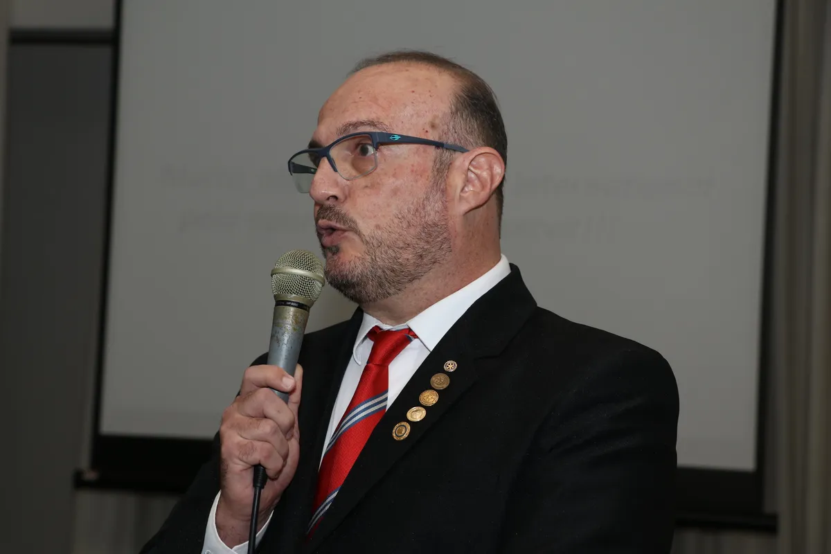 O palestrante Robson Cottarelli, que é natural de Araçatuba