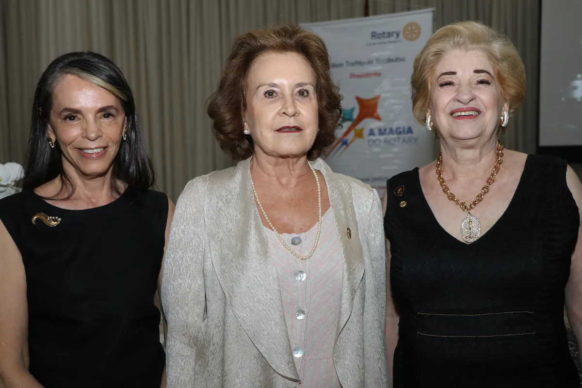 Heloisa Pereira Bello, a nova companheira Maria José Stanzani e Dalva Vernillo