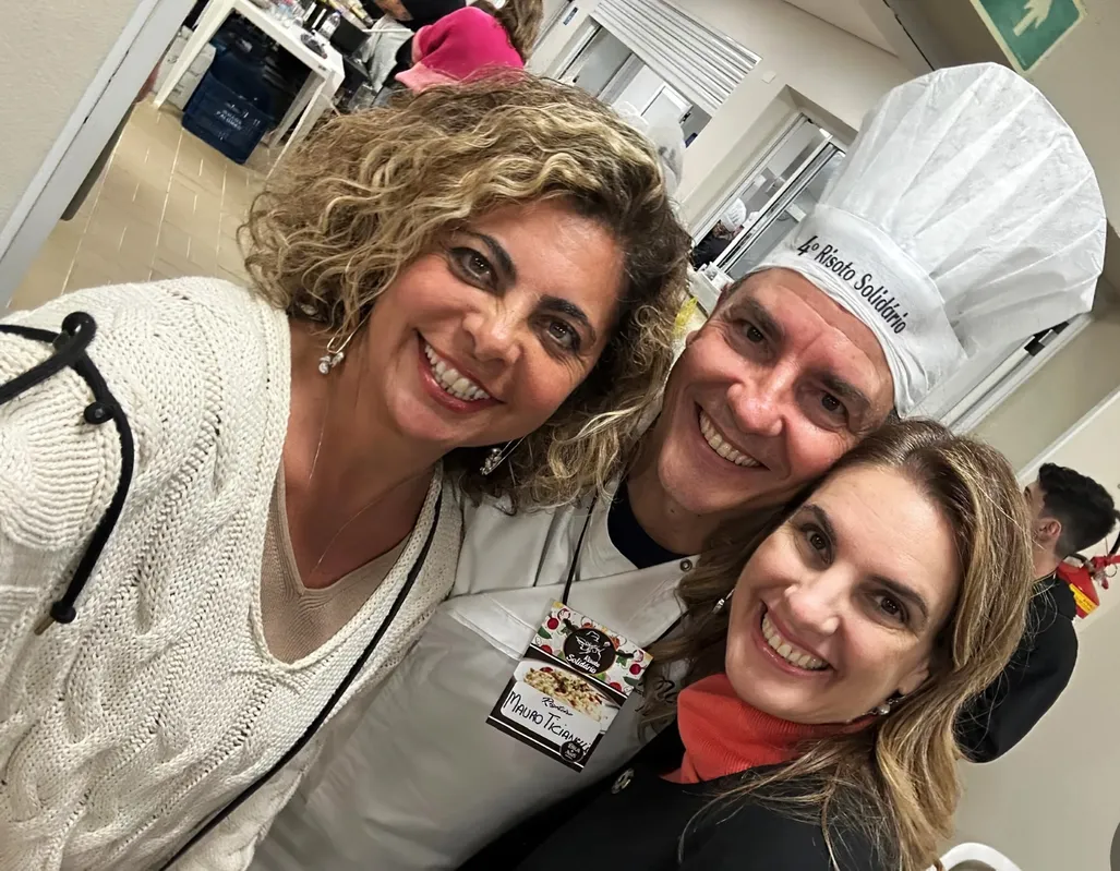 Natacha de Caiado Castro Ribeiro, Mauro Ticianelli e Priscila Ticianelli