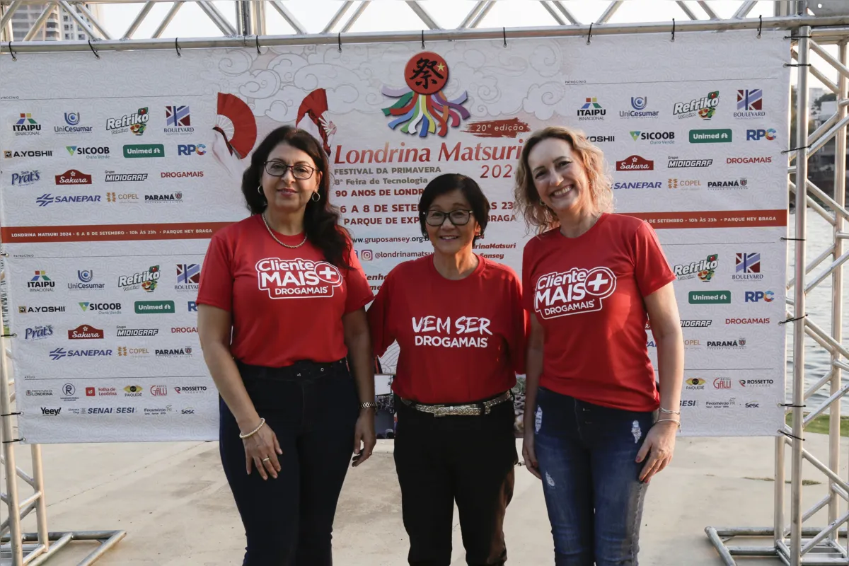 Hilda Sakashita, Marly Imoto e Rosangela Bonancini