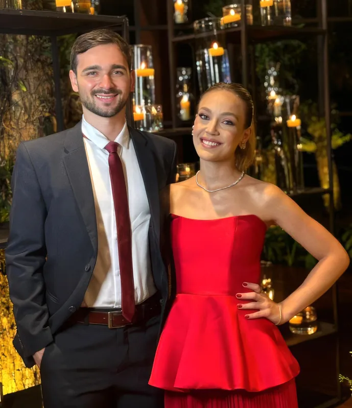 Guilherme Bottino e Gabriela Rossetto, irmã do noivo