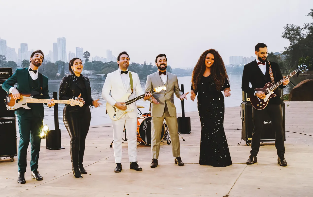 Imagem ilustrativa da imagem O casamento de Rebeca Linham e Gabriel Mandelli