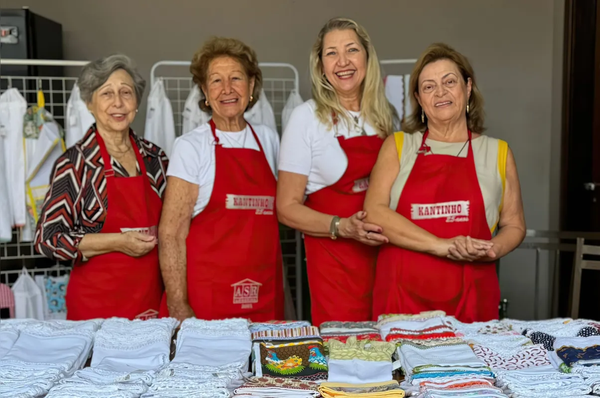 Elvira Garuti (presidente da ASRL), Janda Pegoraro, Cleia Rapcham e Selma Nogami