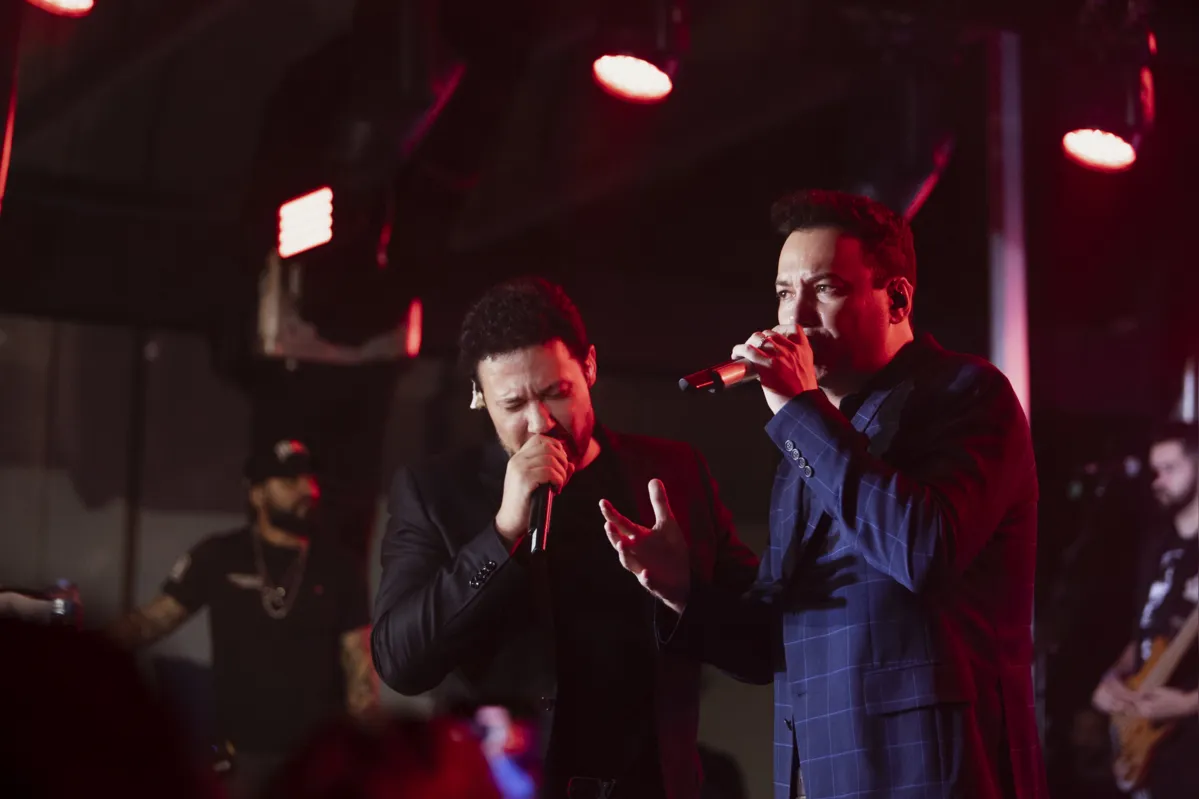 João Bosco & Vinícius se apresentaram durante a festa
