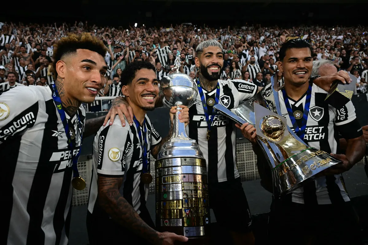 Atual campeão da Libertadores, o Botafogo é apenas o 21º: Alvinegro carioca teve um salto de 28 posições no comparativo entre os anos