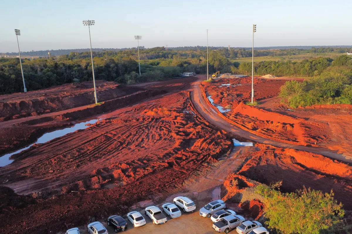 Terreno onde será construído o Museu Internacional de Arte de Foz do Iguaçu: um dos objetivos é atrair mais turismo