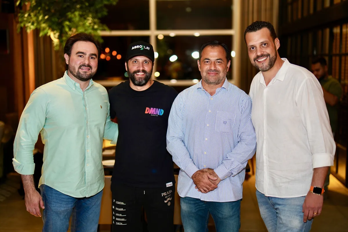 Guilherme Cavalcanti, Chico Silva, Danton Dequech e Guto Trindade
